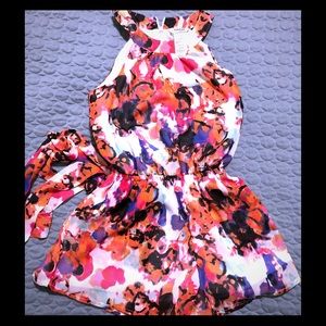 Bebe girls Size 7/8 romper - worn once! Pristine!